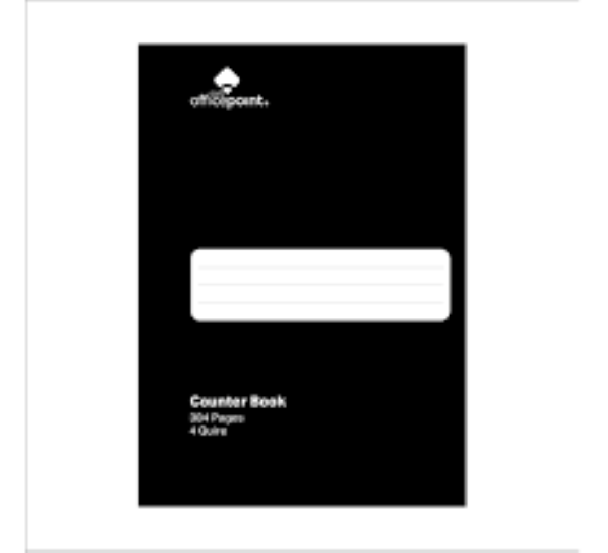 OP COUNTER BOOK CB004 A4 4Q